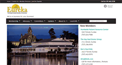 Desktop Screenshot of eurekachamber.com